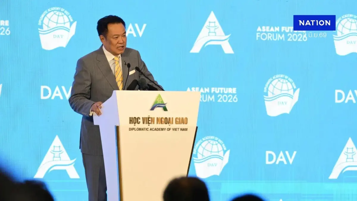 "อนุทิน" โชว์วิสัยทัศน์ในเวที ASEAN Future Forum ดัน "แลนด์บริดจ์-เศรษฐกิจดิจิทัล"