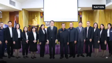 อจ.เเขวงนนท์ฯบรรยาย โครงการร่วมใจไกล่เกลี่ยหวังระงับข้อพิพาท