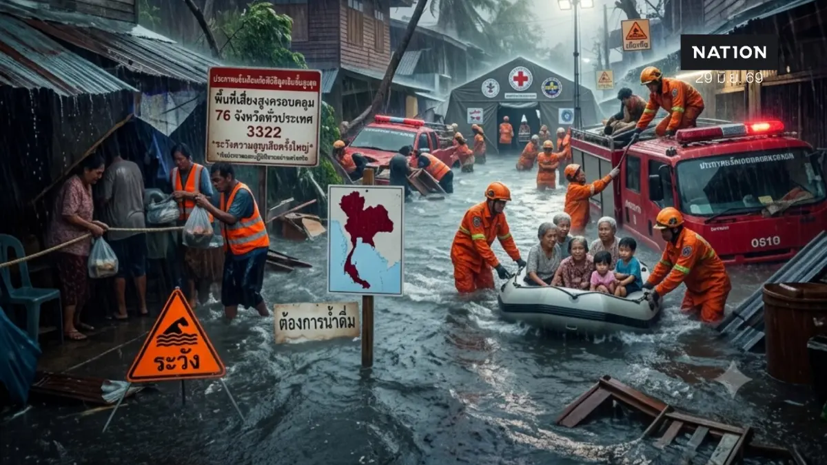 ปภ.เตือน 47 จังหวัดรับมือซูเปอร์เอลนีโญ ฝนถล่ม-วาตภัยซัด สัปดาห์นี้