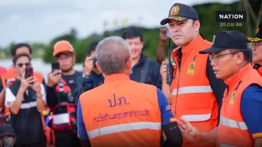 รมช.มท.ตรวจเยี่ยมการฝึกป้องกันอุทกภัย-ตั้งเป้าลดผลกระทบ ปชช.