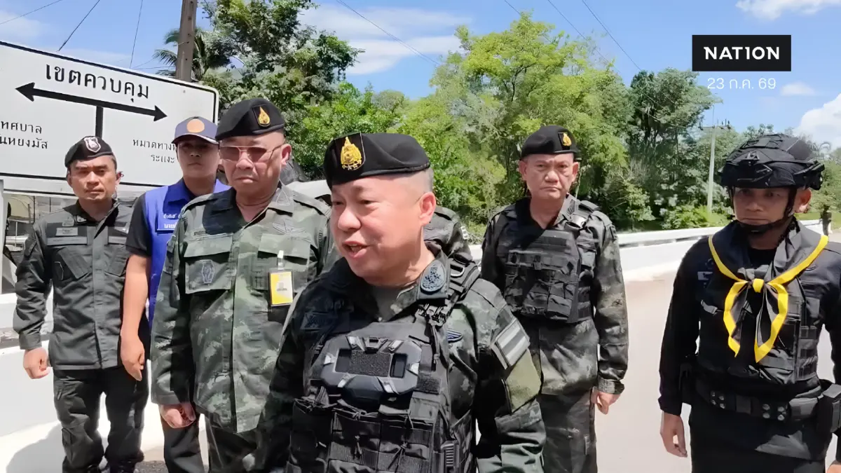 เสธ.ทบ.ลุยนราธิวาส ล่าคนร้ายโจมตีจุดตรวจ ทหารพรานดับ 5 นาย