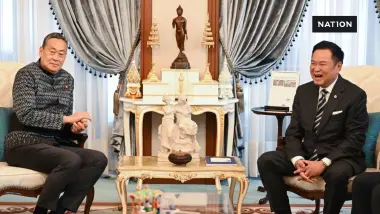 สัมพันธ์เหนียวแน่น! "อนุทิน" คุย "เศรษฐา" บนตึกไทยคู่ฟ้า พร้อมรับมุมมองเศรษฐกิจ-ธุรกิจ