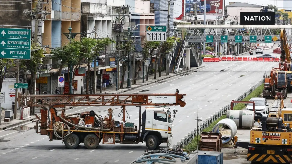 สัญญาณดี! น้ำรั่วอุโมงค์รถไฟฟ้า คุมได้แล้ว รอยแยกหด คาดซ่อมเสร็จ 12 วัน