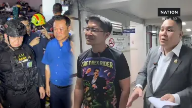 ตำรวจแจ้ง 3 ข้อหาหนัก "หมวดนัท" ปม "สวมเครื่องแบบ-วิทยุเถื่อน" ลุยเหตุไฟไหม้ "โรงเบียร์ลาดพร้าว" ประกบ "นายกฯ" (มีคลิป)