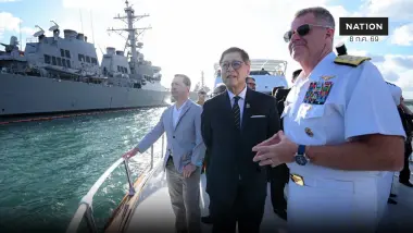 “สีหศักดิ์” เยี่ยมฐานทัพเพิร์ลฮาร์เบอร์ - ตอกย้ำพันธมิตรไทย-USA