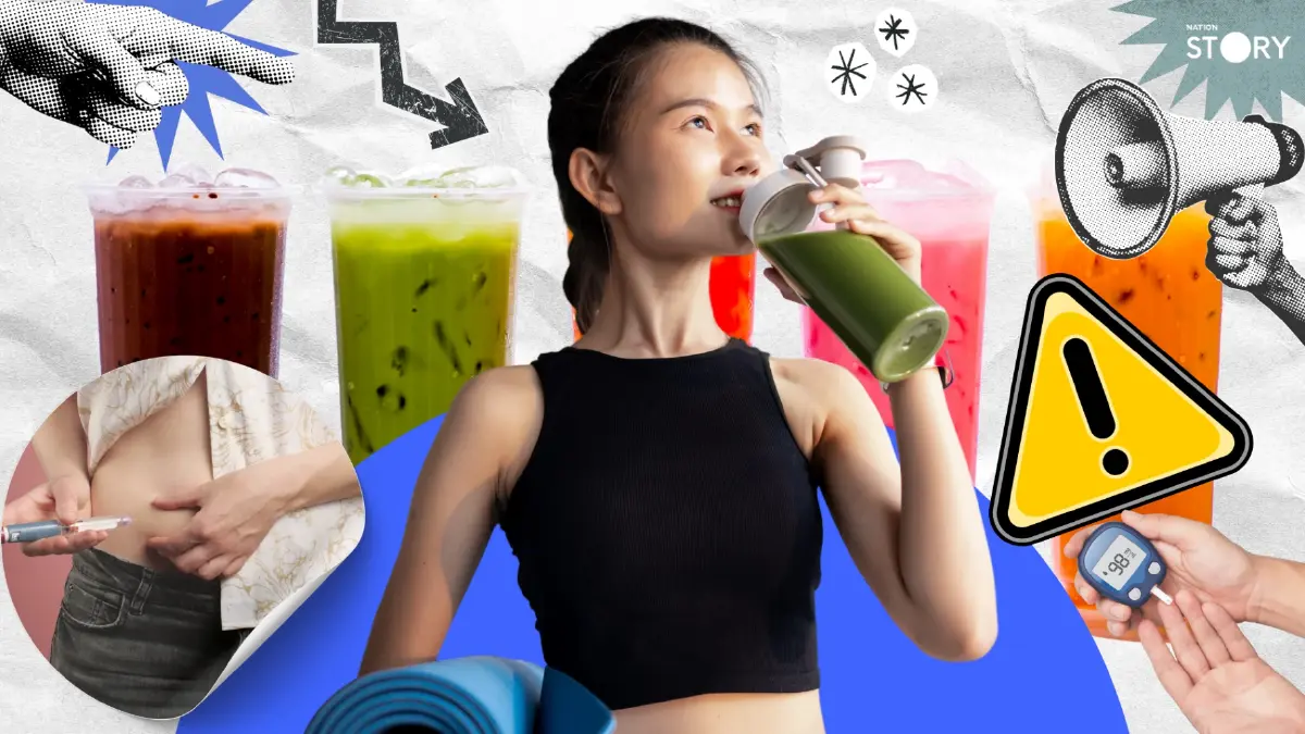 OPINION : ดื่มหวานวันละ 2 แก้ว เสี่ยง “เบาหวาน” พุ่ง 41% แม้ออกกำลัง?!