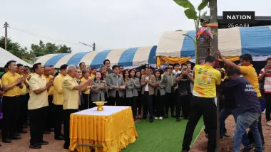 โสภณ ผนึก สมาคมแห่งสถาบันพระปกเกล้า สร้างบ้านให้ผู้ยากไร้ 10 หลัง