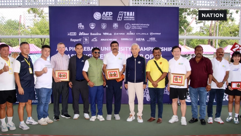 “สุวัจน์” เปิดแข่งขัน Asia Pickleball นักกีฬา 15 ประเทศร่วมชิง
