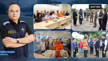 คปภ.เร่งเยียวยา รถชนพระธุดงค์มุกดาหาร จนมรณภาพ 10 รูป เจ็บระนาว