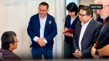 "ออท.เทลอาวีฟ" เยี่ยม 6 แรงงานบาดเจ็บจากตะเบิดตกค้างในอิสราเอล