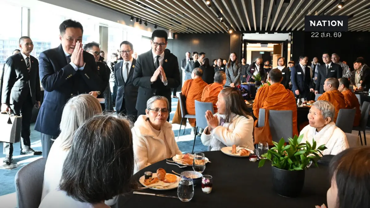 อนุทิน พบชุมชนไทยในโอ๊คแลนด์ นิวซีแลนด์ ก่อนกลับไทยลงพื้นที่ "น่าน"