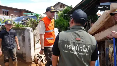 "เจเศรษฐ์" ลุยต่อเนื่อง อ.ปัว จ.น่าน ระดม ปภ. เร่งฟื้นฟูน้ำท่วม