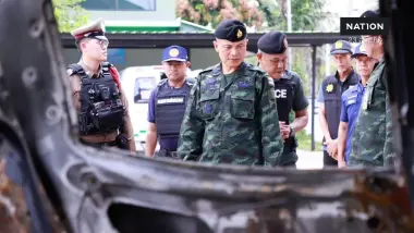 "แม่ทัพ 4" ลุยบาเจาะตรวจจุดเกิดเหตุ! ยืนยัน ฮ. ไม่ได้ยิงประชาชน ชี้คนร้ายป่วนใต้ เพราะโดนกดดันหนัก