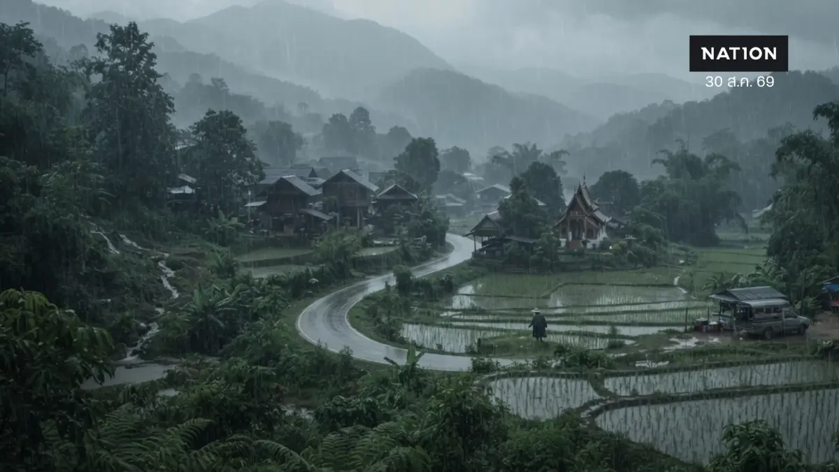 กรมอุตุฯ เตือนฉบับที่ 9 ไทยฝนตกหนักถึงหนักมาก มีผลกระทบถึง 2 ก.ย. 69 เฝ้าระวัง 32 จังหวัดเสี่ยงภัย