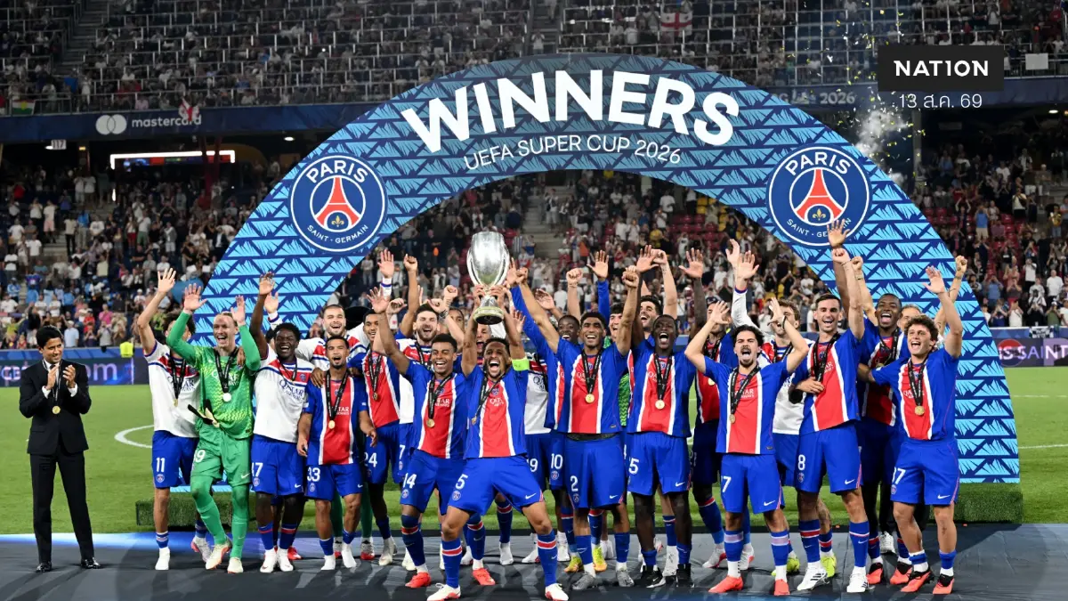 เปแอสเชป้องกันแชมป์ซูเปอร์คัพ ทุบวิลล่า 2-1 ดูเอ้ซัดชัย