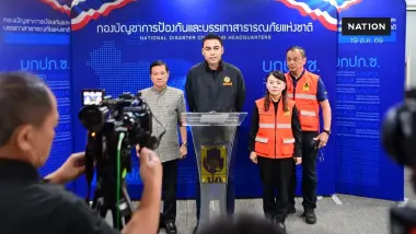 “เจเศรษฐ์-อรรษิษฐ์” ระดมเจ็ตสกี–เรือ–เฮลิคอปเตอร์ช่วยน้ำท่วมน่าน เตือนมวลน้ำถึง อ.เมือง พรุ่งนี้