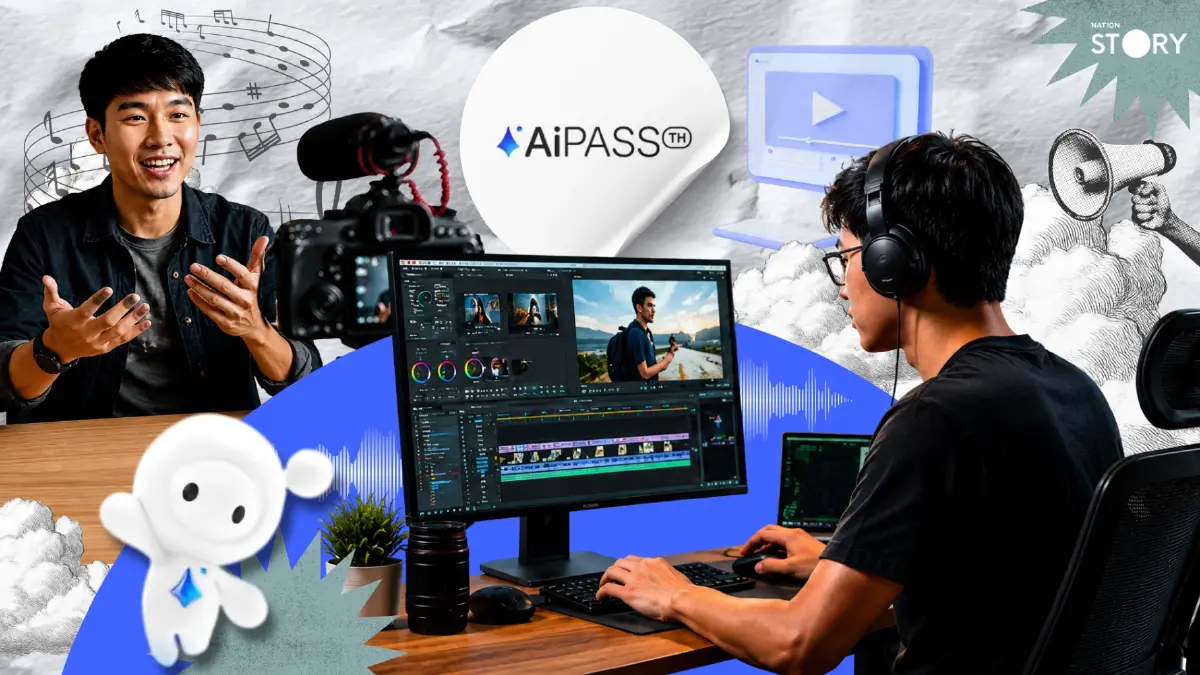 STORY: ปลดล็อกสกิลครีเอเตอร์! เจาะลึก TH-AI Passport สรุปวิธีลงทะเบียนรับ AI ตัวท็อปฟรี STORY: ปลดล็อกสกิลครีเอเตอร์! เจาะลึก TH-AI Passport สรุปวิธีลงทะเบียนรับ AI ตัวท็อปฟรี