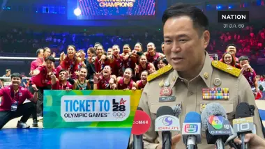อัดฉีดสุดซอย! "อนุทิน" ขนแขนสแตนอัพ ปลื้ม "วอลเลย์บอลหญิงคว้าตั๋วโอลิมปิก2028" รัฐบาลพร้อมซัพพอร์ต