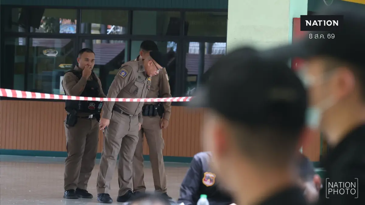 ตร.เร่งสอบเหตุกราดยิงเทพศิรินทร์ นนทบุรี พรุ่งนี้แถลงสรุปคดี ตร.เร่งสอบเหตุกราดยิงเทพศิรินทร์ นนทบุรี พรุ่งนี้แถลงสรุปคดี