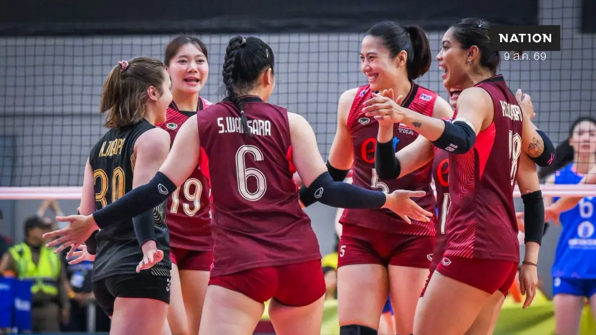 สาวไทยทุบเวียดนาม 3 เซตรวด ผาดแชมป์ลูกยางซีวีคัพสนามสอง สาวไทยทุบเวียดนาม 3 เซตรวด ผาดแชมป์ลูกยางซีวีคัพสนามสอง