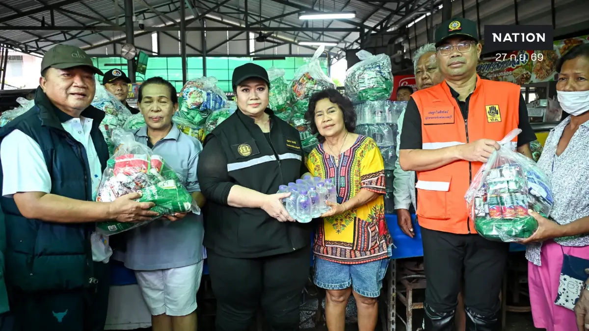 ลุยตรวจนนทบุรี! "ศุภมาส" สั่งเร่งระบายน้ำ-ส่งความช่วยเหลือถึงบ้าน พร้อมการเยียวยาหลังน้ำลด