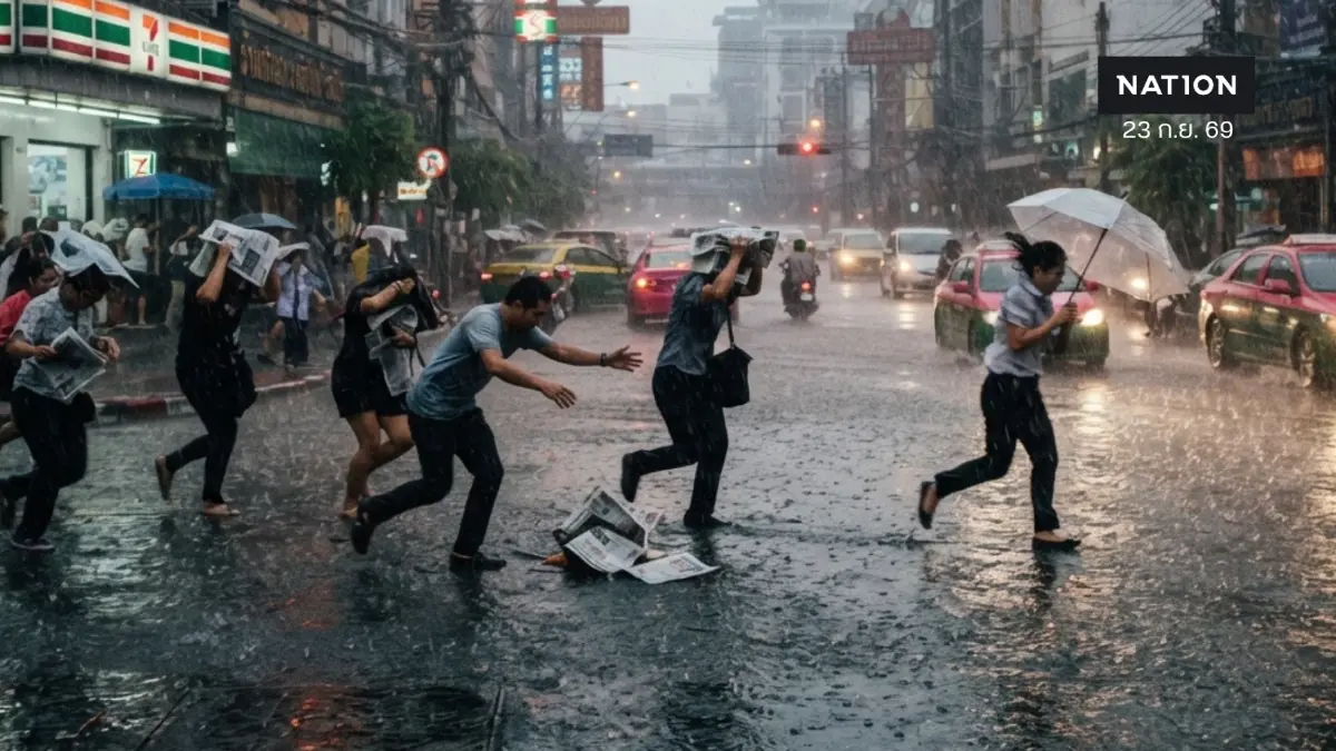 ด่วน! กรมอุตุฯ ออกประกาศฉบับที่ 4 เตือนทั่วไทยรับมือ “ฝนตกหนักถึงหนักมาก” มีผล 23-27 ก.ย.นี้