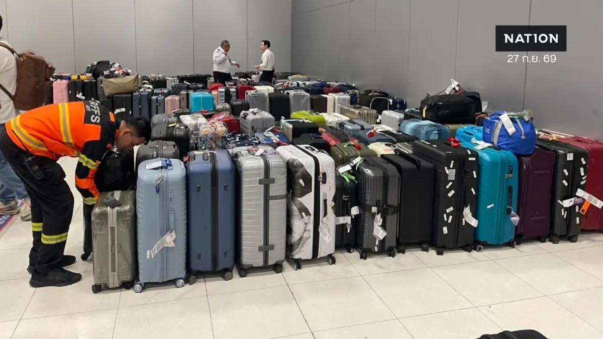 ด่วน! "สนามบินสุวรรณภูมิ" ผนึกกำลัง "การบินไทย" เร่งเคลียร์ปัญหา "สัมภาระตกค้าง-เที่ยวบินล่าช้า" จากพิษน้ำท่วม