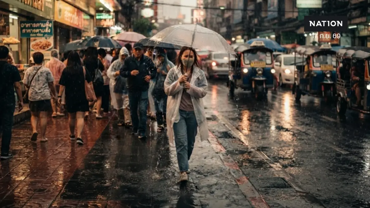 ด่วน! กรมอุตุฯ ประกาศฉบับที่ 6 เตือน 18 ก.ย.นี้ ฝนถล่ม 71 จังหวัดรวม กทม. หนักมาก