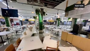 งามหน้าซ้ำซาก!! ฝ้าเพดาน "โรงอาหารรัฐสภา" ชั้น B2 ถล่มทับโต๊ะเก้าอี้พังยับ โชคดีเป็นวันหยุดไม่มีคนเจ็บ งามหน้าซ้ำซาก!! ฝ้าเพดาน "โรงอาหารรัฐสภา" ชั้น B2 ถล่มทับโต๊ะเก้าอี้พังยับ โชคดีเป็นวันหยุดไม่มีคนเจ็บ