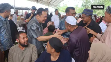 มวลชนแห่แสดงความยินดี ฉลองมงคลสมรสลูกชาย “สส.กมลศักดิ์”
