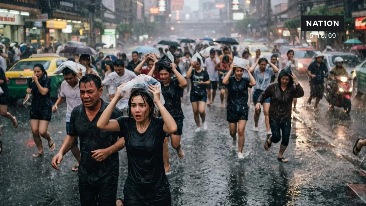 กรมอุตุฯ เตือน 45 จังหวัดทั่วไทยรับมือฝนตกหนัก "กทม.-ปริมณฑล" ไม่รอดโดนด้วย