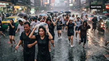 กรมอุตุฯ เตือน 45 จังหวัดทั่วไทยรับมือฝนตกหนัก "กทม.-ปริมณฑล" ไม่รอดโดนด้วย