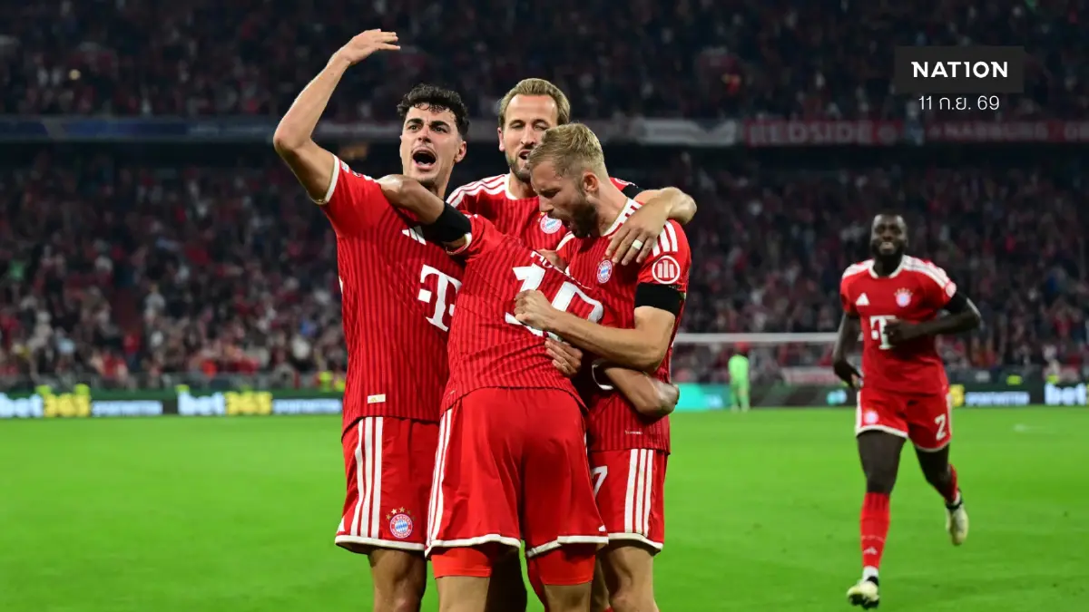 สรุปผล UCL: บาเยิร์นถล่ม 5-0 "เคน" ซัดต่อ! แมนฯ ยูฯ คืนชีพถล่ม 4-0