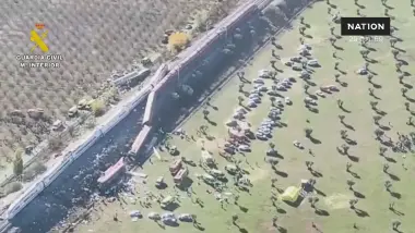 รถไฟความเร็วสูงสเปนชนสนั่น ดับพุ่ง 68 ศพ เจ็บ 80 สลดซ้ำรอบปี