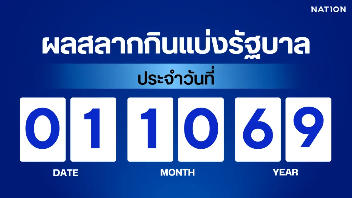 ตรวจหวย - ผลสลากกินแบ่งรัฐบาล งวด 1 ตุลาคม 2569 อัปเดตล่าสุด ตรวจหวย - ผลสลากกินแบ่งรัฐบาล งวด 1 ตุลาคม 2569 อัปเดตล่าสุด