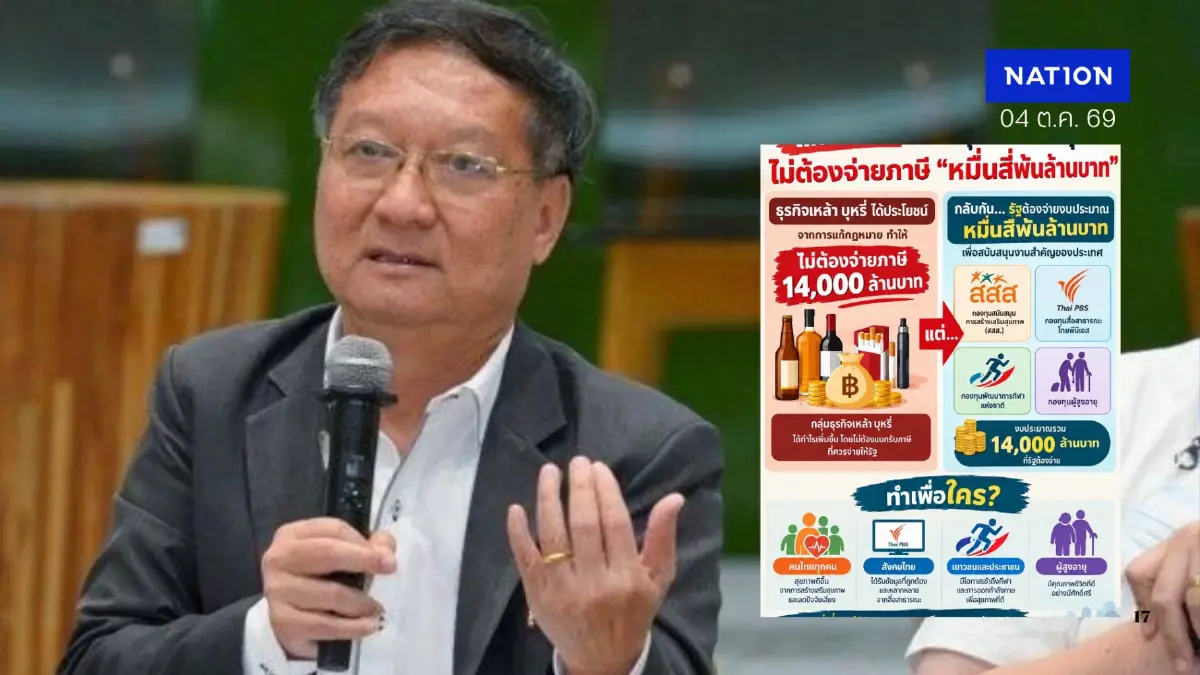 "ภาคประชาชน"รุมต้านแก้ "พ.ร.บ.สสส."แฉหั่นงบหมื่นล้าน เอื้อนายทุนเหล้ายาสูบ