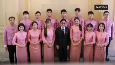 12 เยาวชนไทย สวมชุดไทยพระราชนิยมโชว์วิสัยทัศน์เวที UN