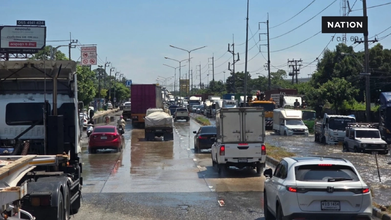 'ธีรรัตน์' จวก กทม. เมินน้ำท่วมถนนเจ้าคุณทหาร ทำนิคมลาดกระบังป่วน