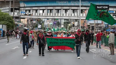 สมัชชาคนจนบุกอโศก อ่านแถลงการณ์ 6 ข้อ ค้านธนาคารโลก-IMF สมัชชาคนจนบุกอโศก อ่านแถลงการณ์ 6 ข้อ ค้านธนาคารโลก-IMF