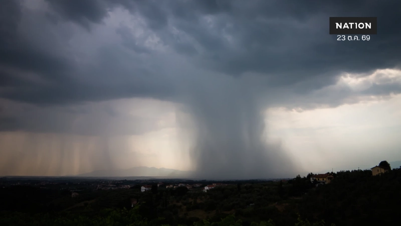 กรมอุตุฯ เตือน! 20 จังหวัดรับมือฝนตกหนักวันนี้