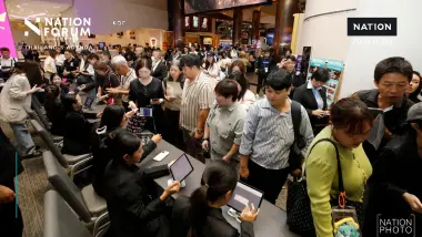 แห่ชมเนชั่นฟอรั่ม! แฟนคลับแห่แหนแน่นขนัดล้นหลาม รอเข้าชมงาน "NATION FORUM 2027: THAILAND’S AGENDA" แห่ชมเนชั่นฟอรั่ม! แฟนคลับแห่แหนแน่นขนัดล้นหลาม รอเข้าชมงาน "NATION FORUM 2027: THAILAND’S AGENDA"